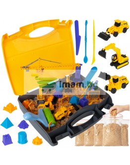 Конструктор за креативно строителство от кинетичен пясък